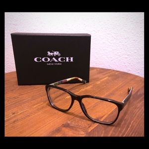 Coach tortoiseshell eyeglasses with case